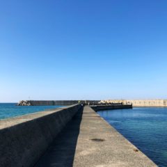 堤防のルアー釣り　