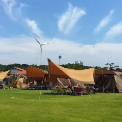 竜洋海浜公園オートキャンプ場『水門と海と釣り。』