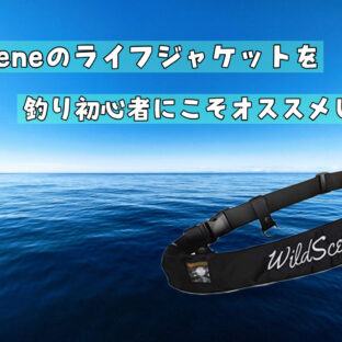 『Wild Scene のライフジャケット』を【初心者】や【釣りを始めたい人】に　オススメしたい！理由。　　　　　　