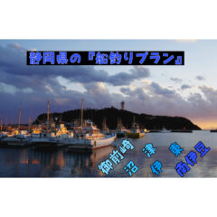 沖に出て釣りをしよう！静岡県の『船釣りプラン』♪